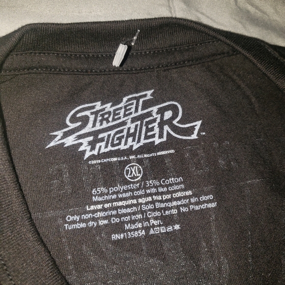 Street Fighter XXL Neon Ryu Shirt - Picture 4 of 4